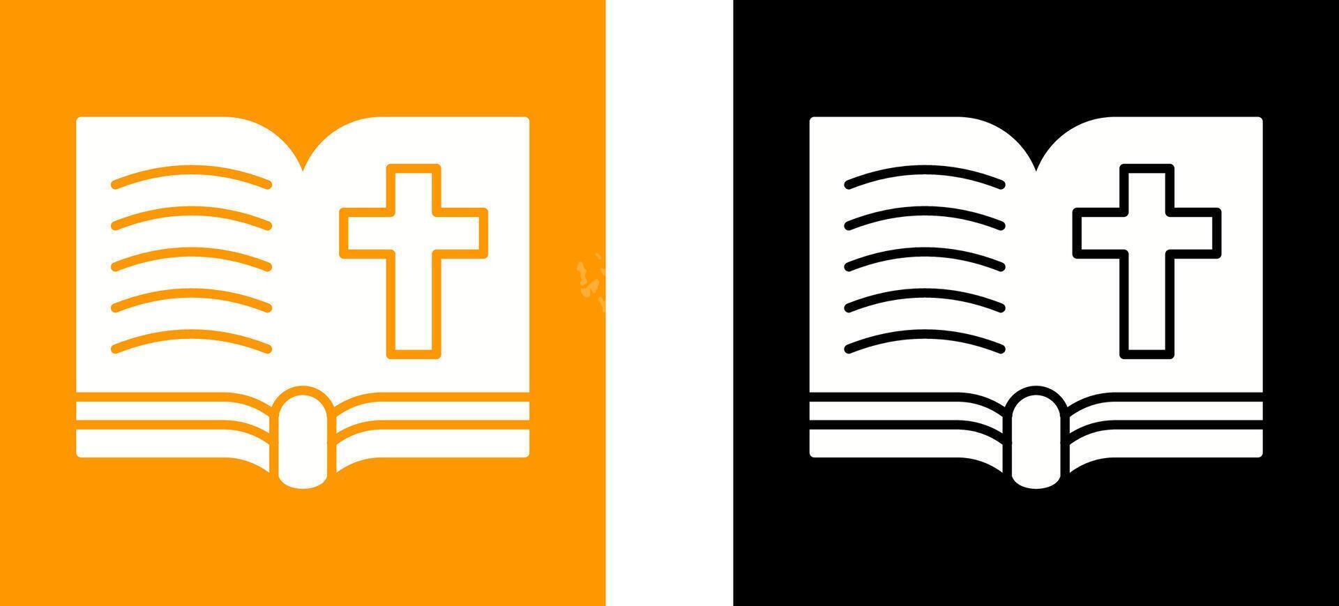 bible Icon Design vector