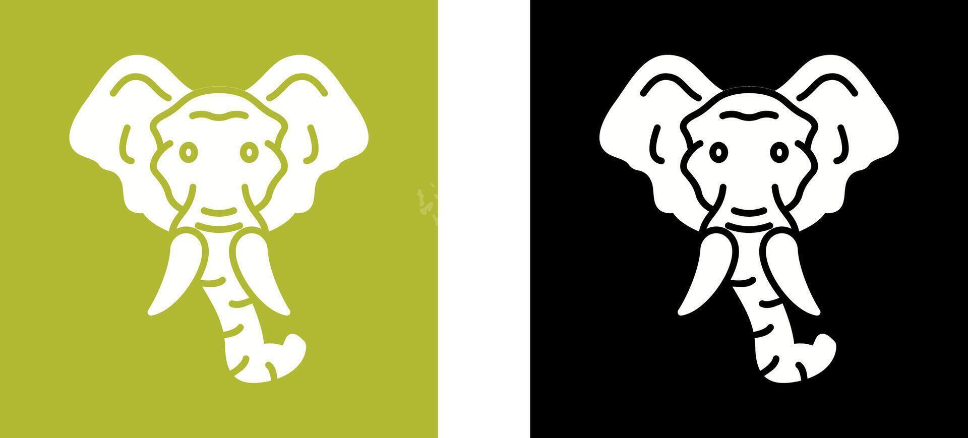 Eleplant Icon Design vector
