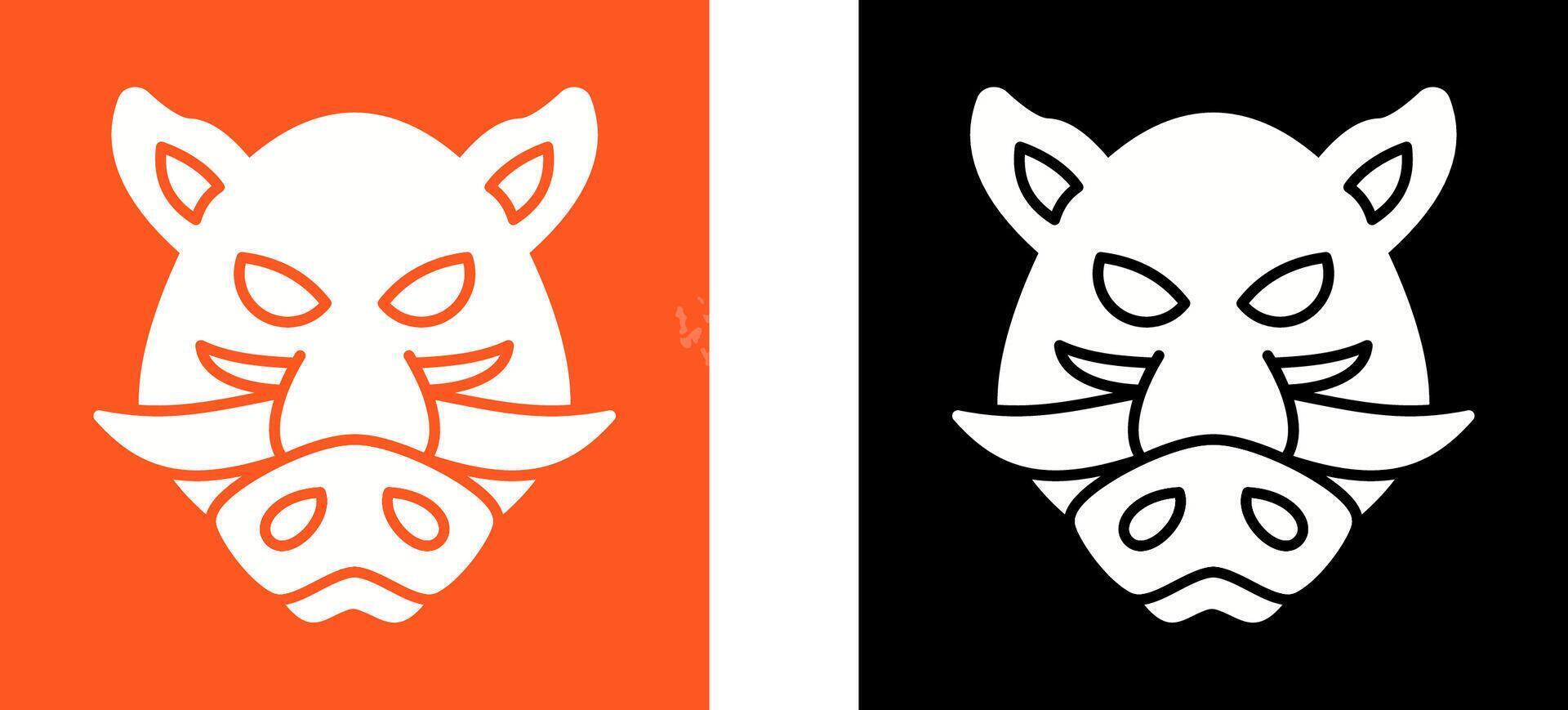Boar Icon Design vector