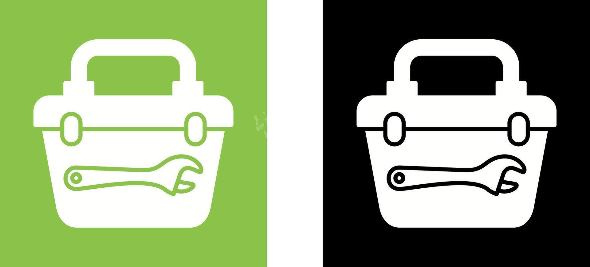 Toolbox Icon Design vector