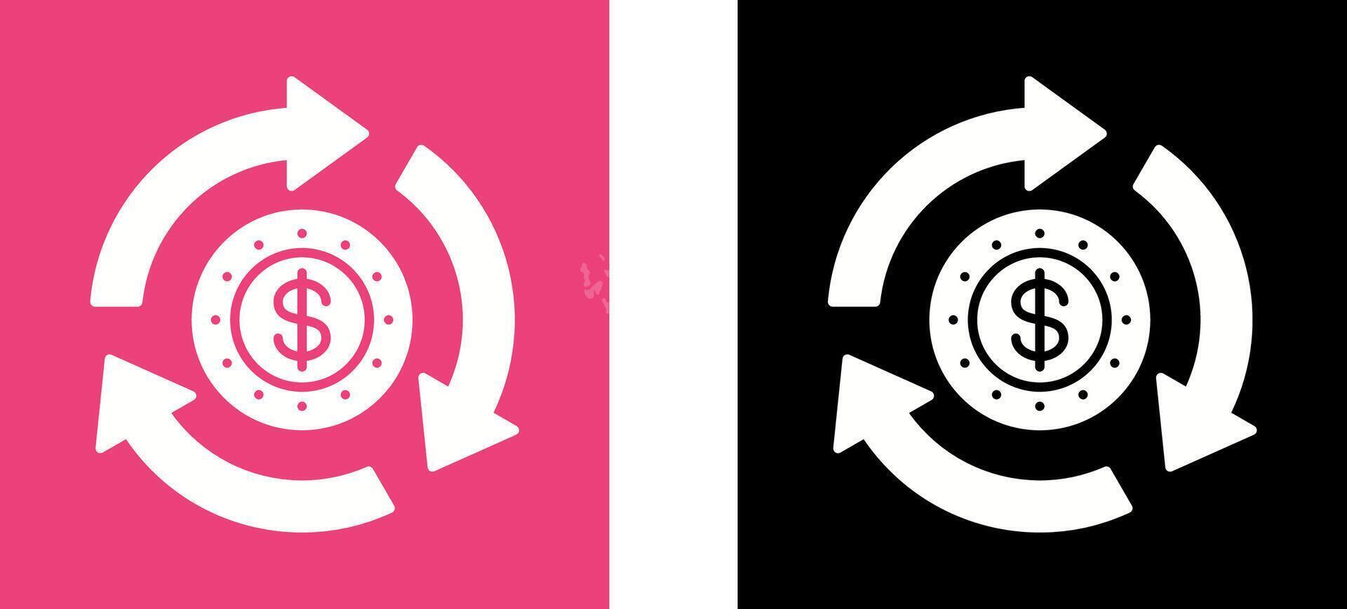 Turnover Icon Design vector