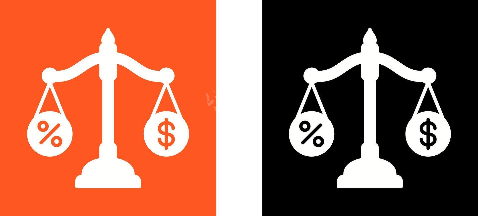 Scale Icon Design vector