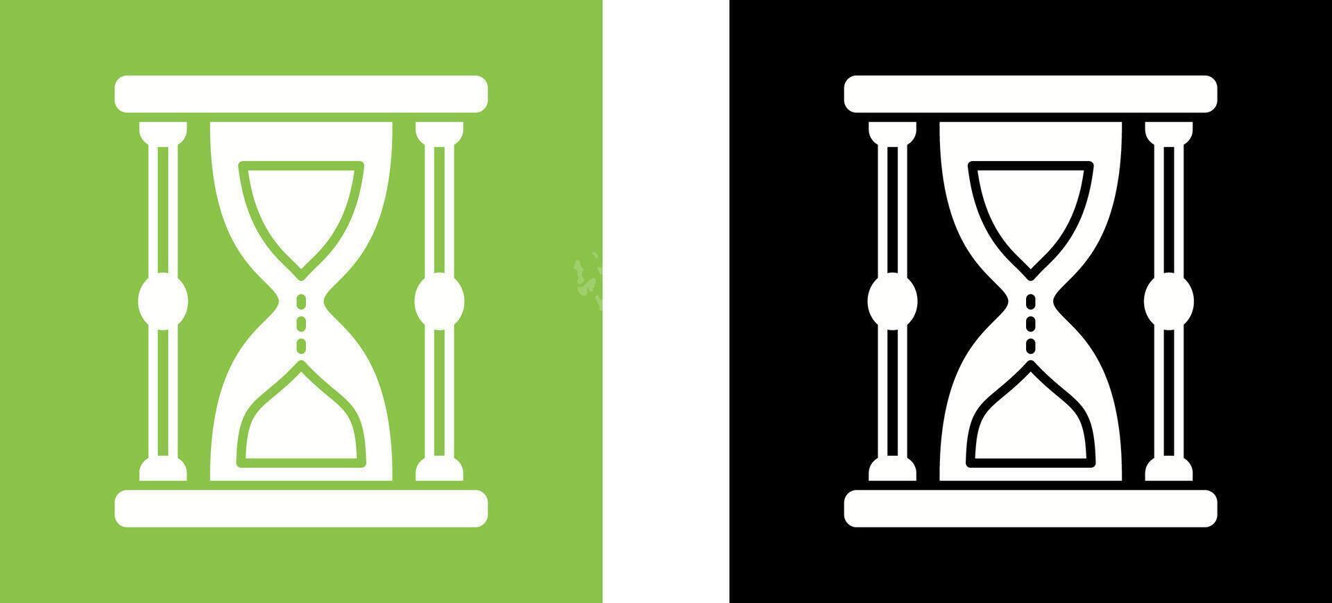 Hourglass Icon Design vector