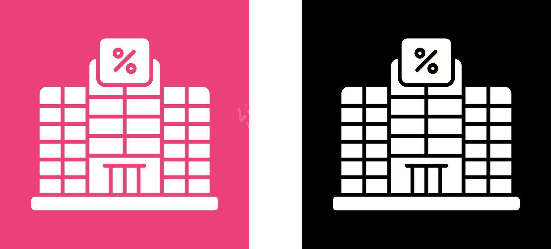Building Icon Design vector