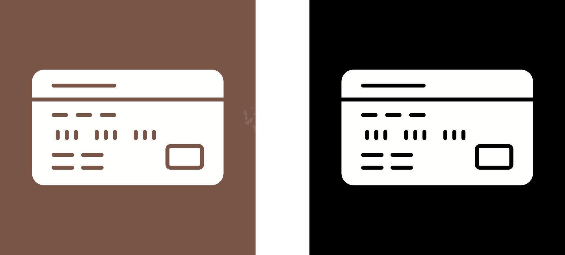 Debit Card Icon Design vector
