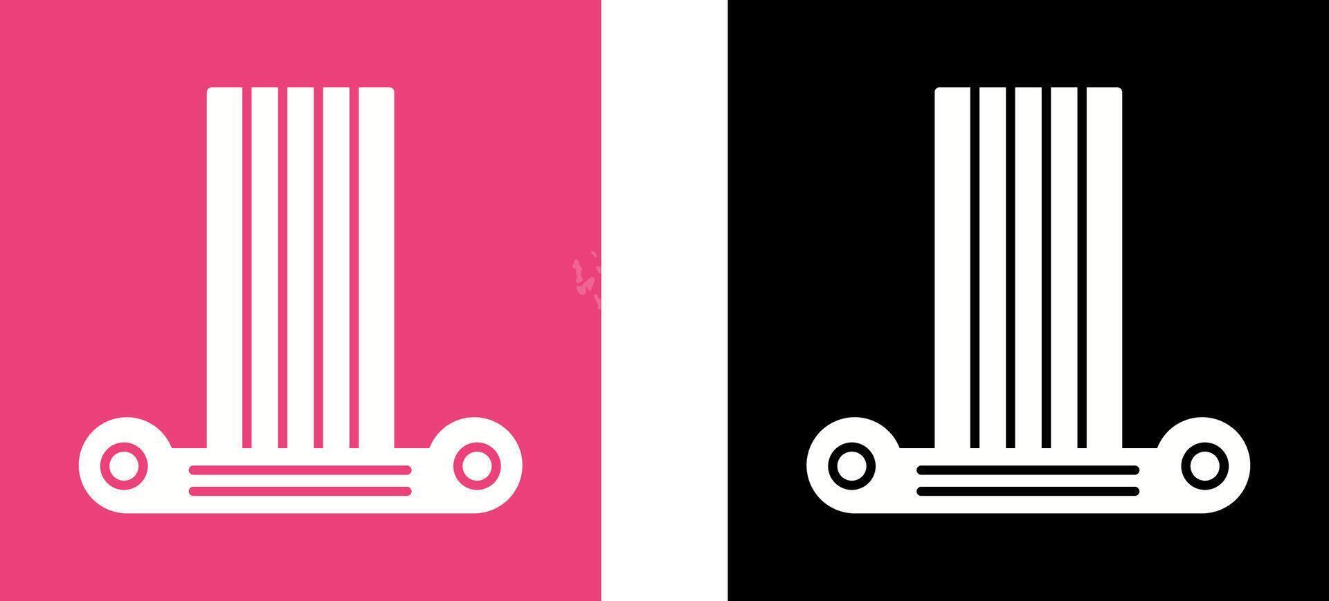 Column Icon Design vector