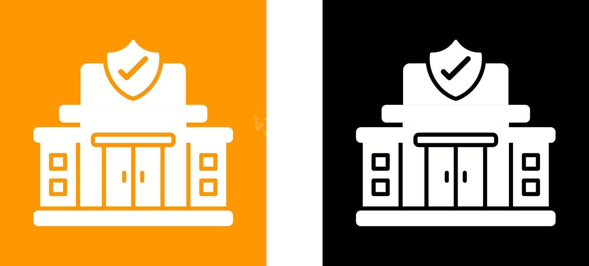 Protection Office Icon Design vector