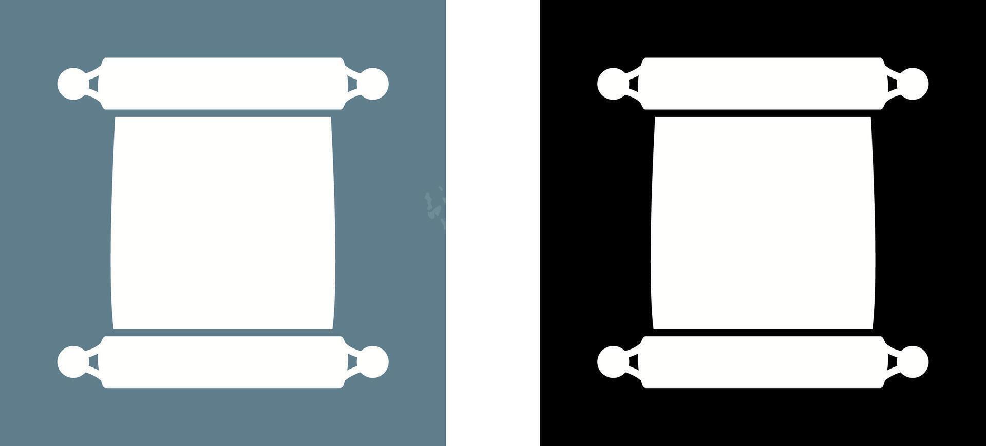 Scroll of Paper Icon Design vector