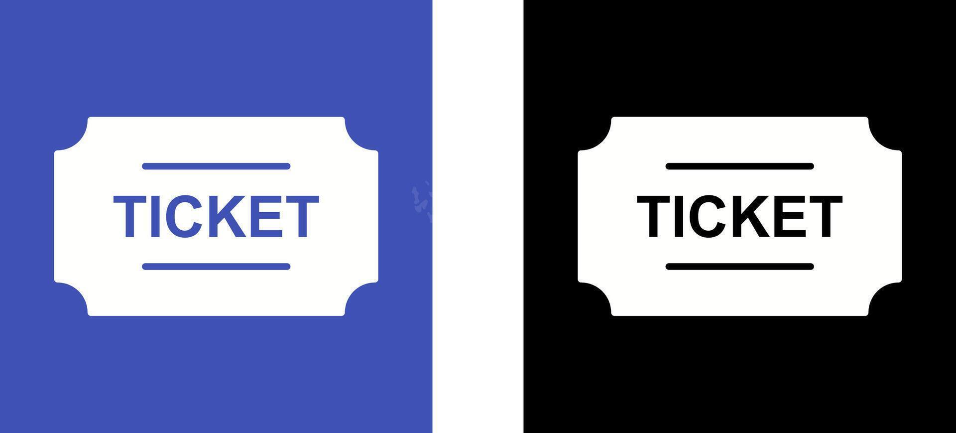 Tickets Icon Design vector