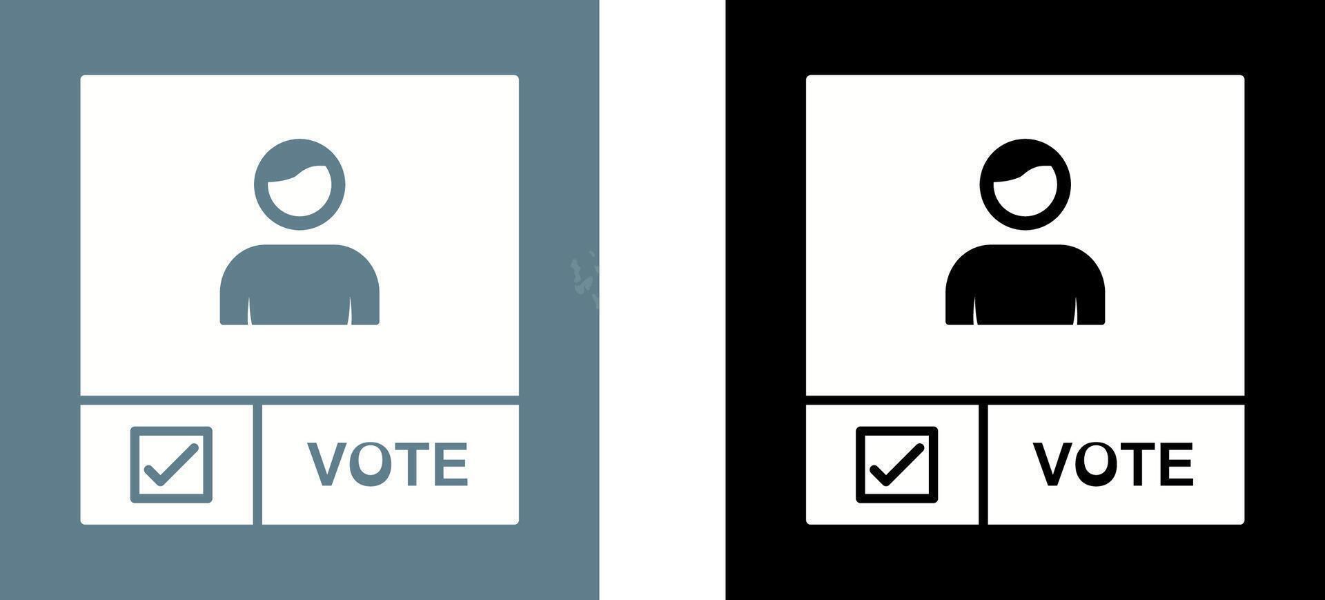 Candidate Banner Icon Design vector