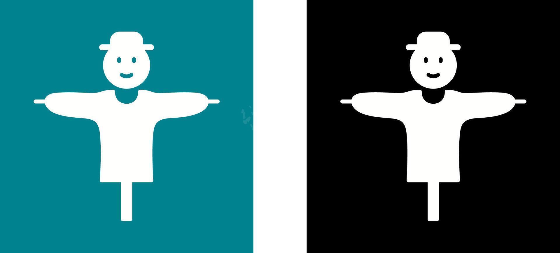 Scare Crow Icon Design vector