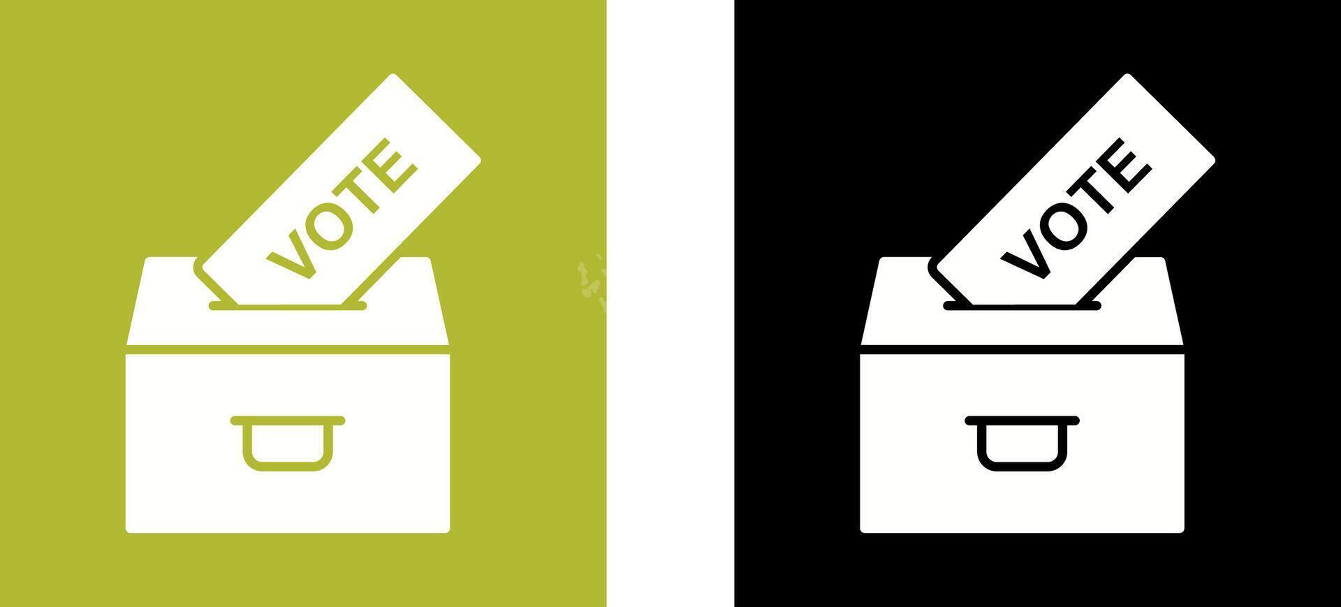 Casting Vote Icon Design vector