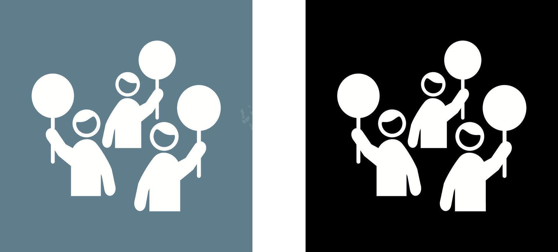 Protest Icon Design vector