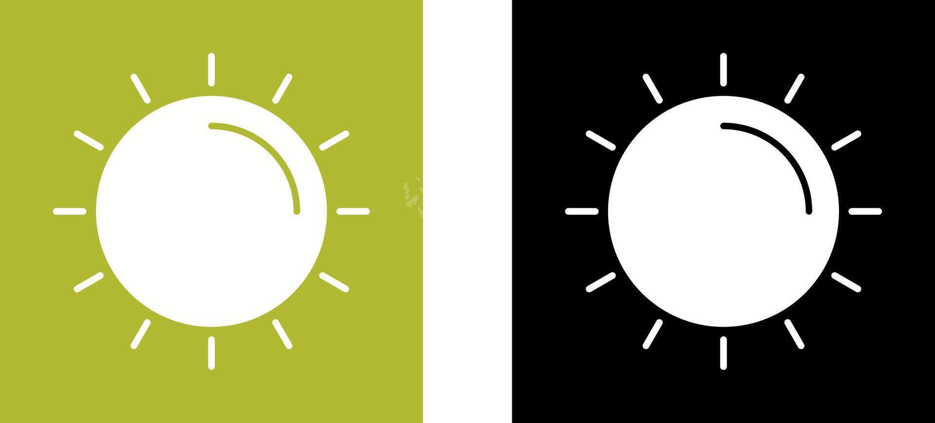 Sun Icon Design vector