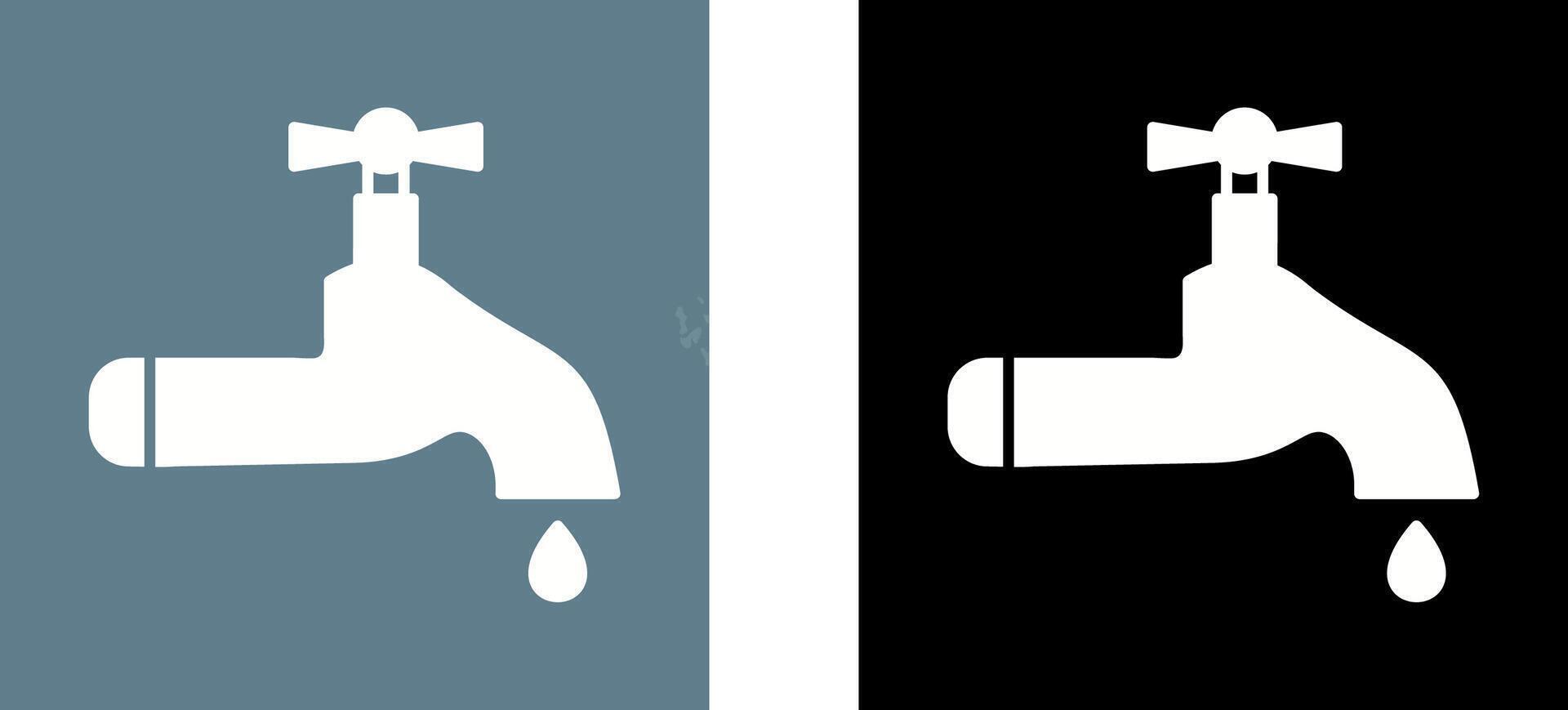 Water Tap Icon Design vector