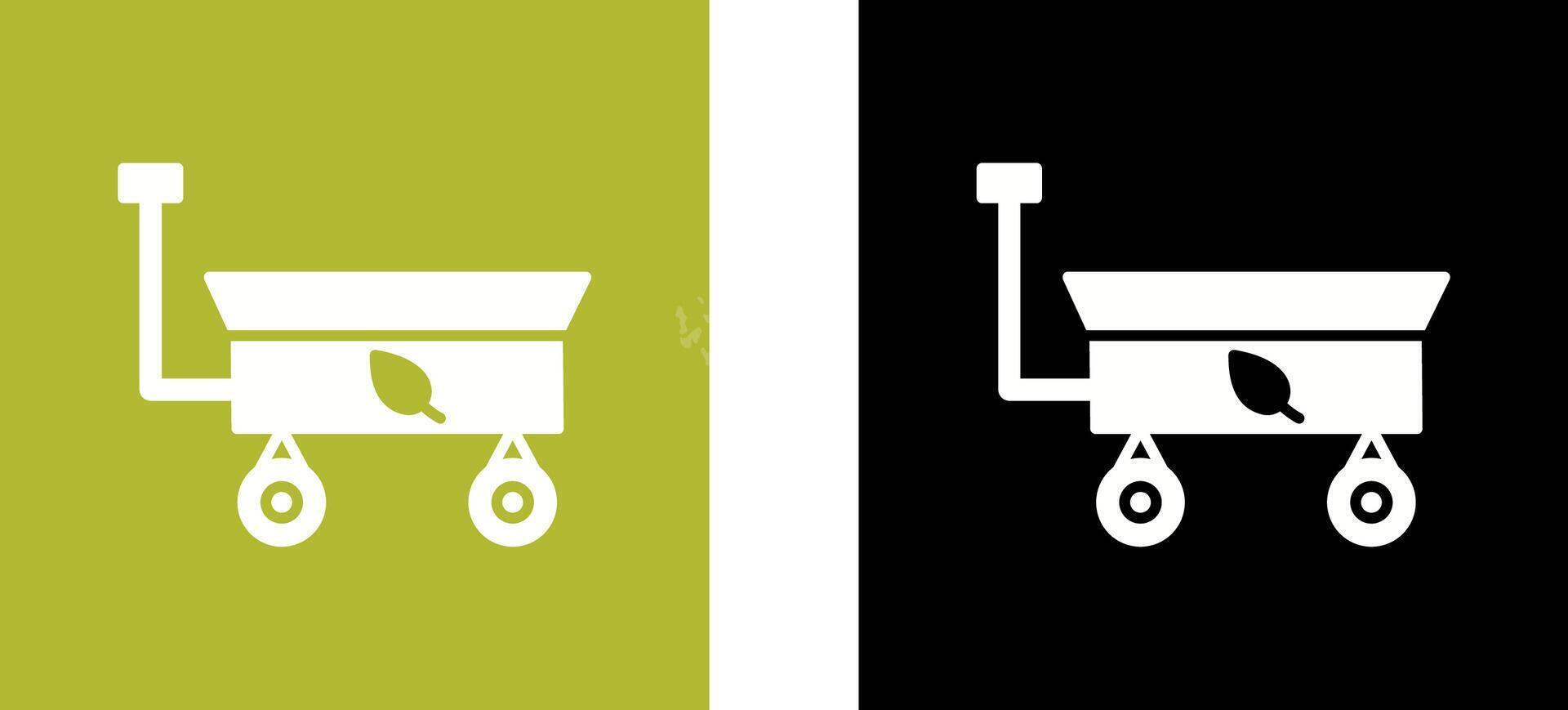 Garden Cart Icon Design vector