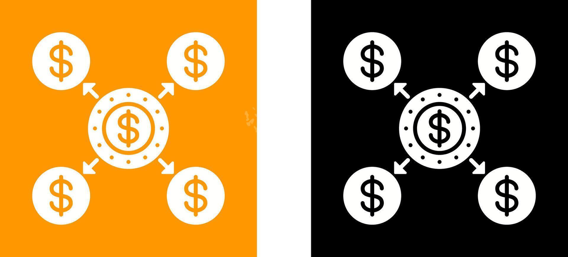Distribution Icon Design vector