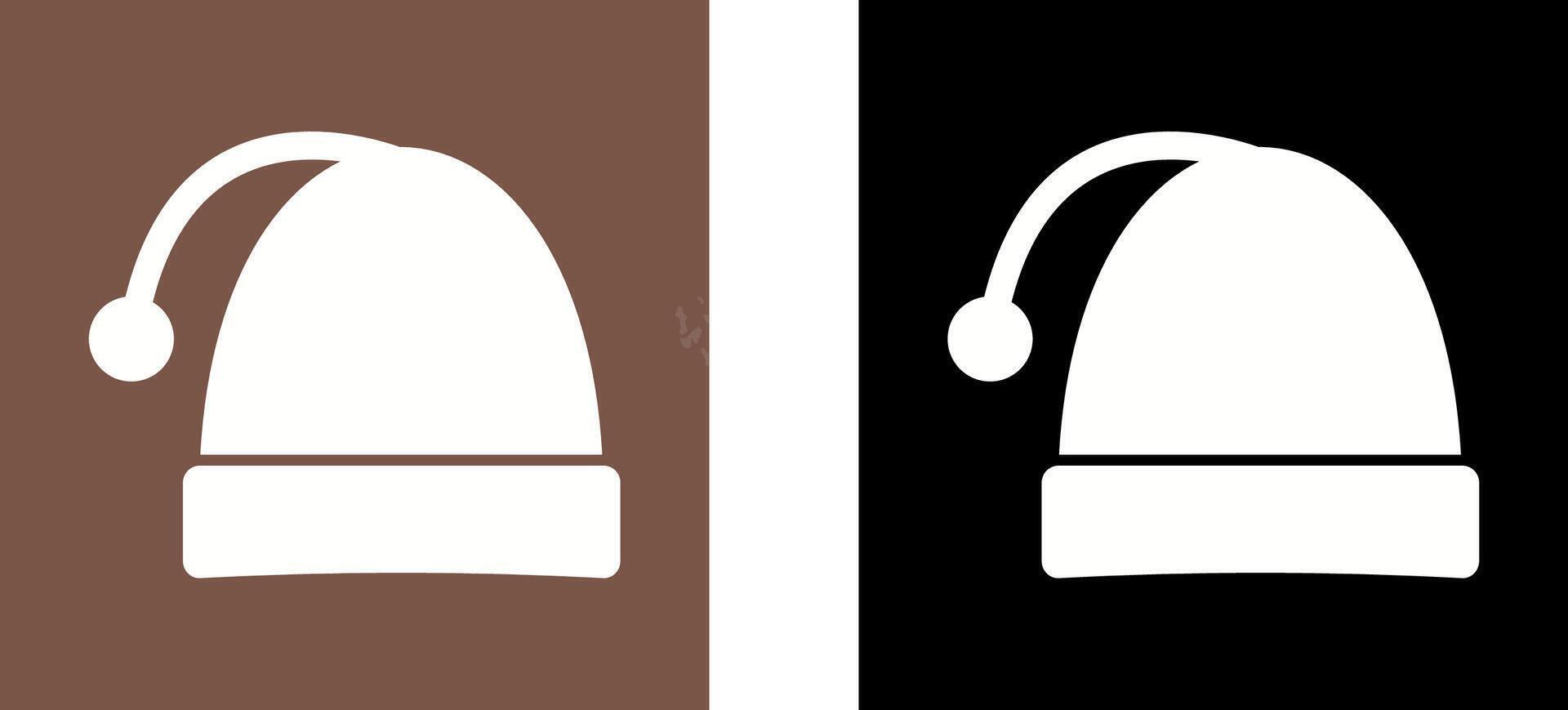 Christmas Cap Icon Design vector