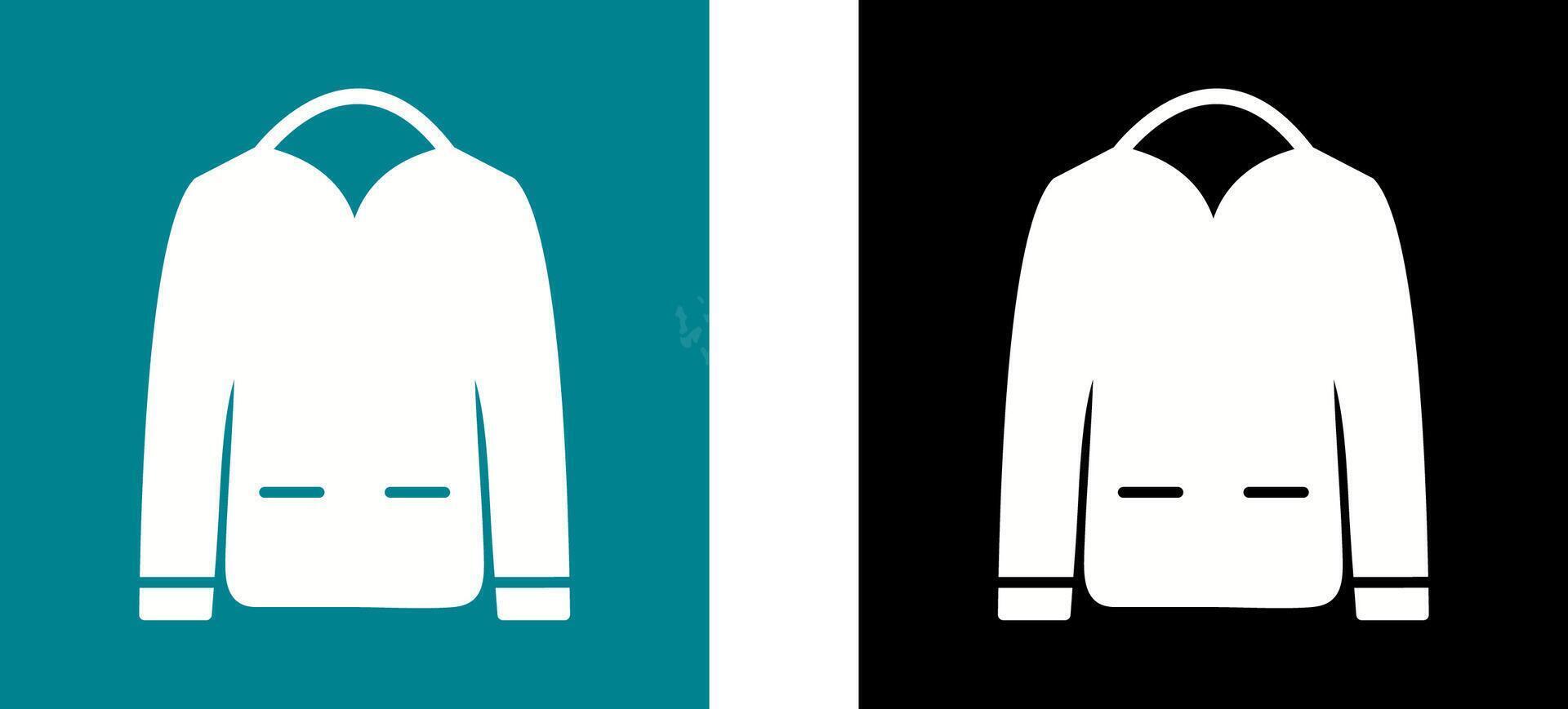 Men's Jacket Icon Design vector