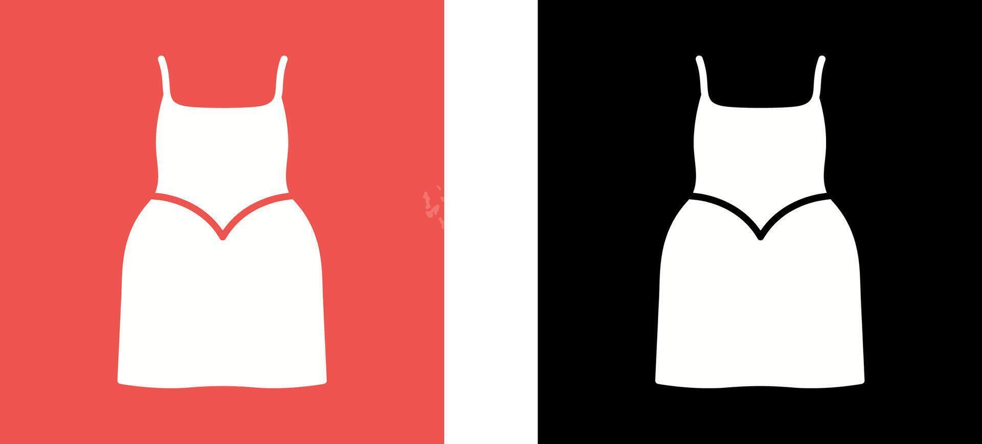 Party Dress Icon Design vector
