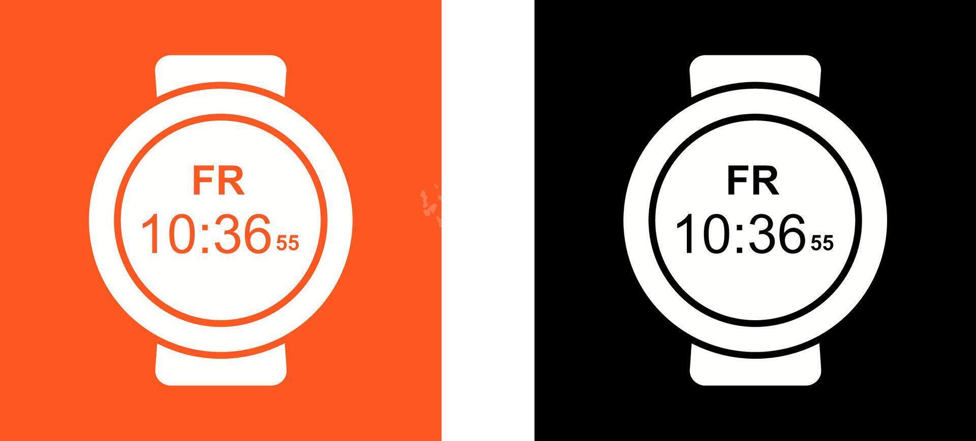 Sports Watch Icon Design vector
