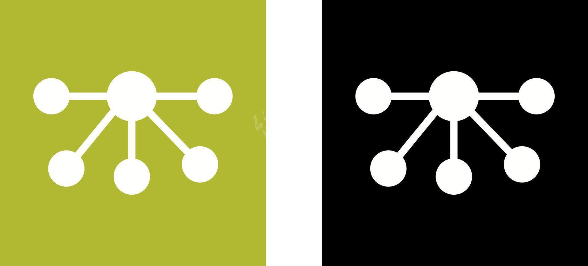 Nodes Icon Design vector