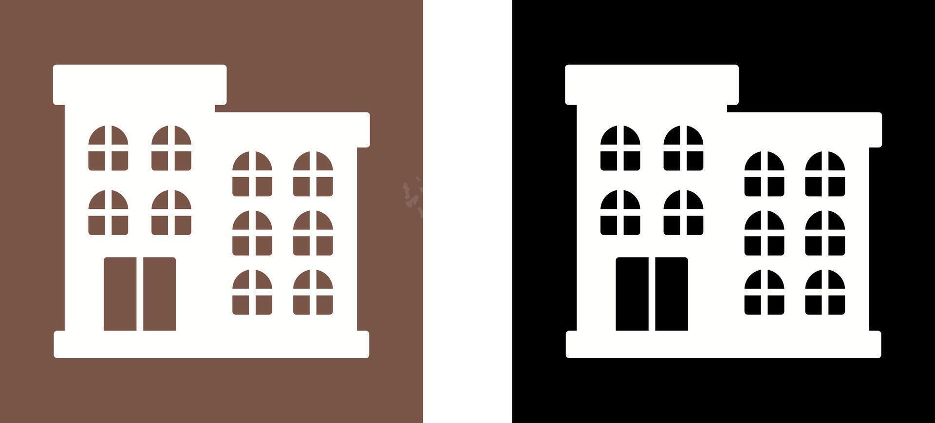 Building Icon Design vector