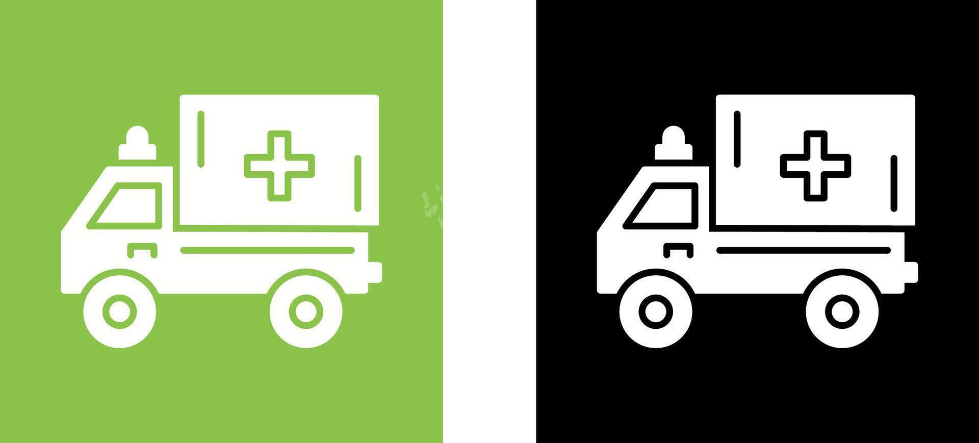 Ambulance Icon Design vector
