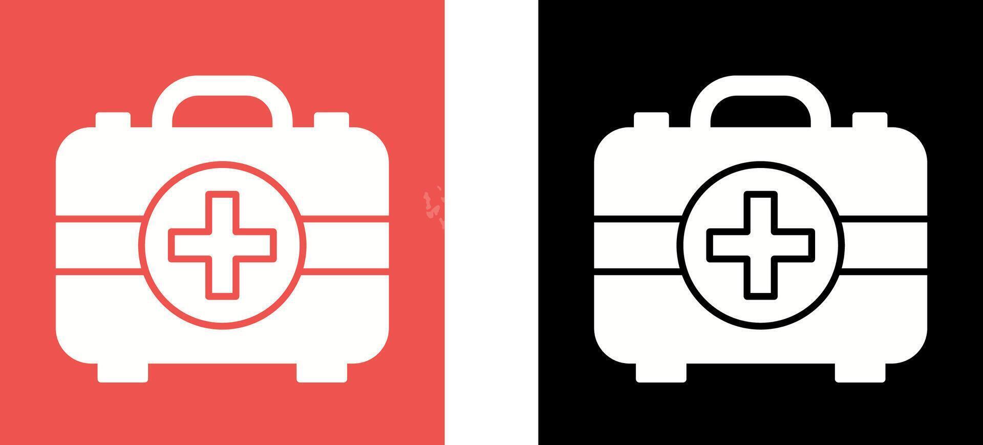 First Aid Kit Icon Design vector