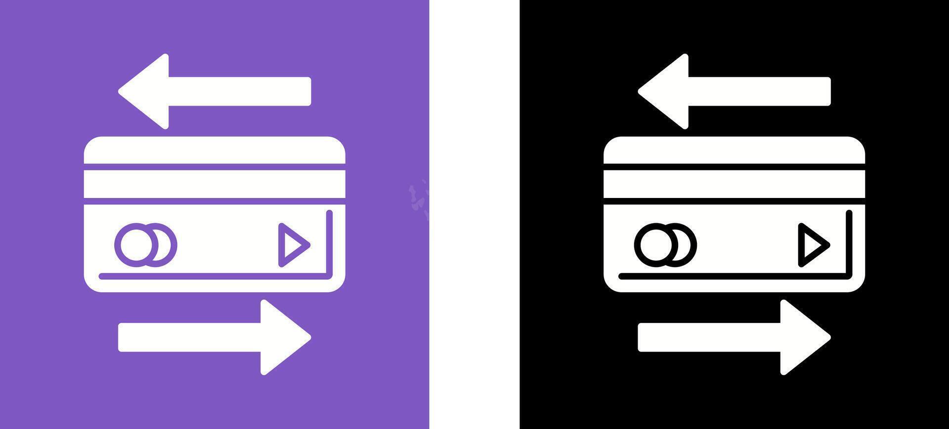 Transaction Icon Design vector