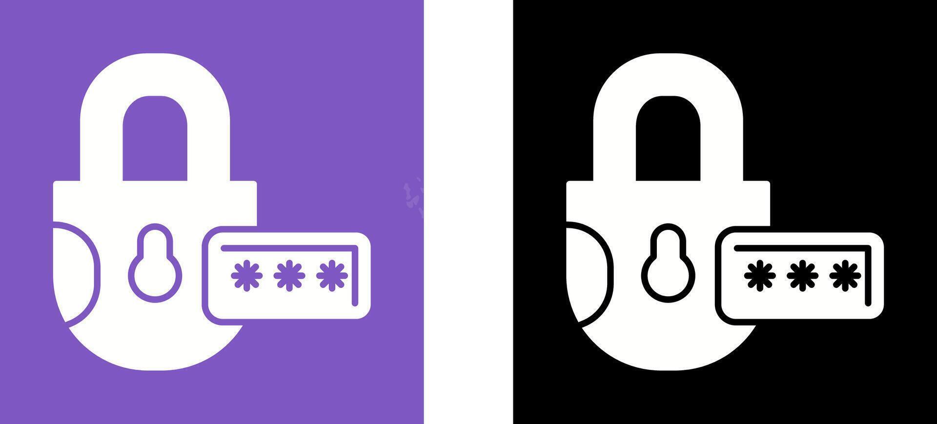 Lock Icon Design vector