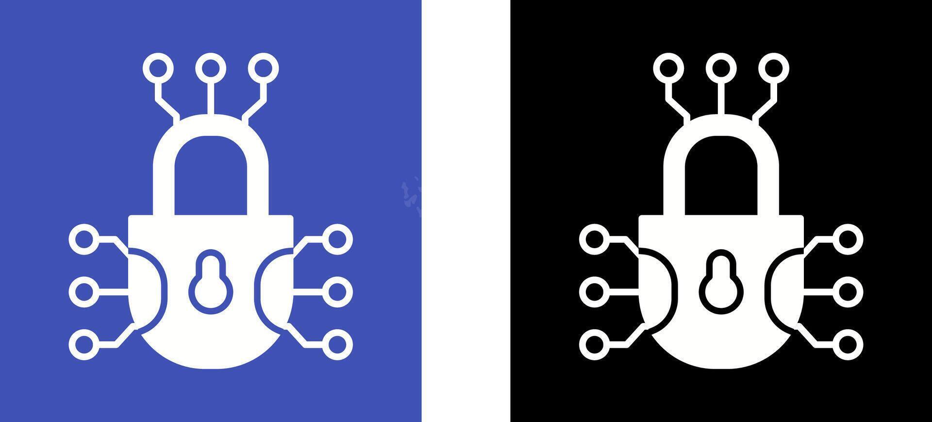 Cyber Defense Icon Design vector
