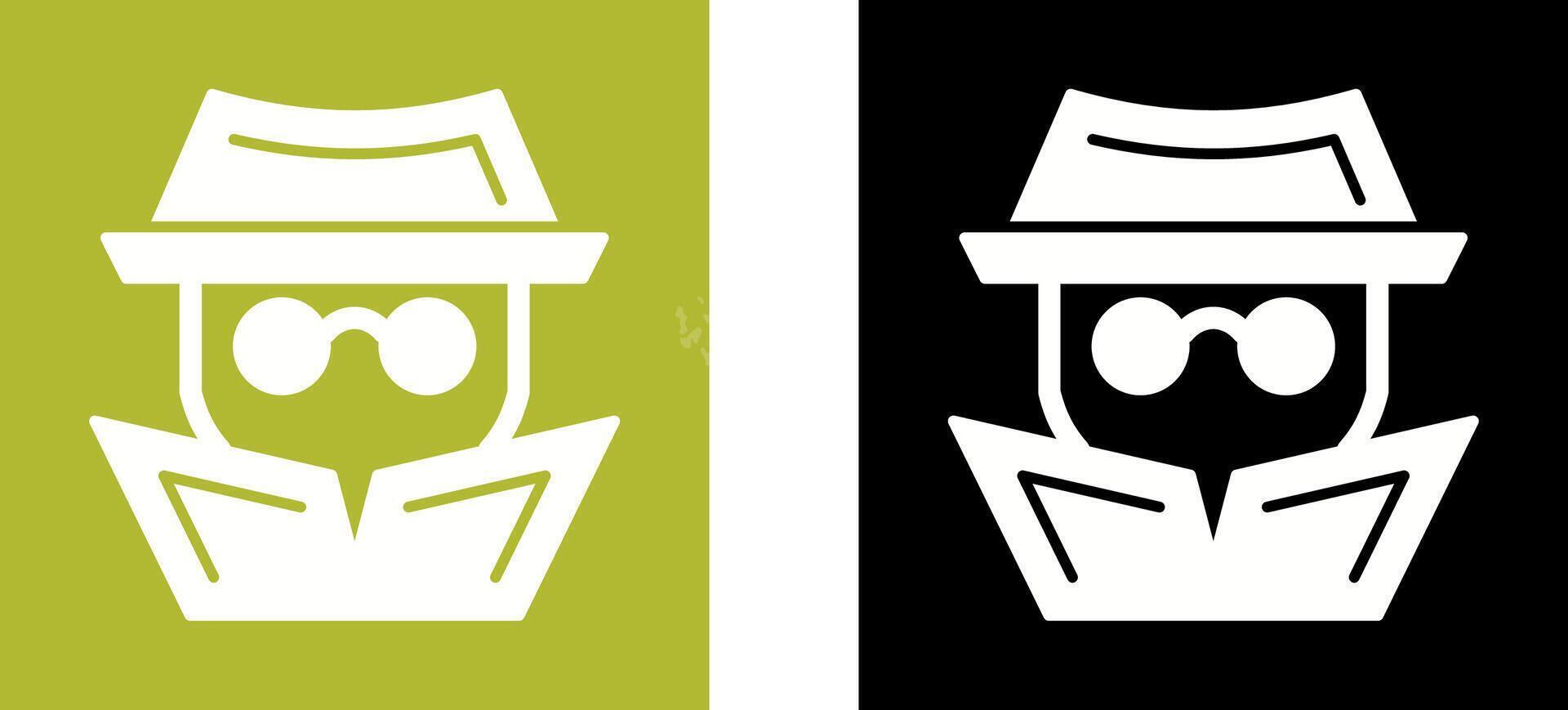 Hacker Icon Design vector