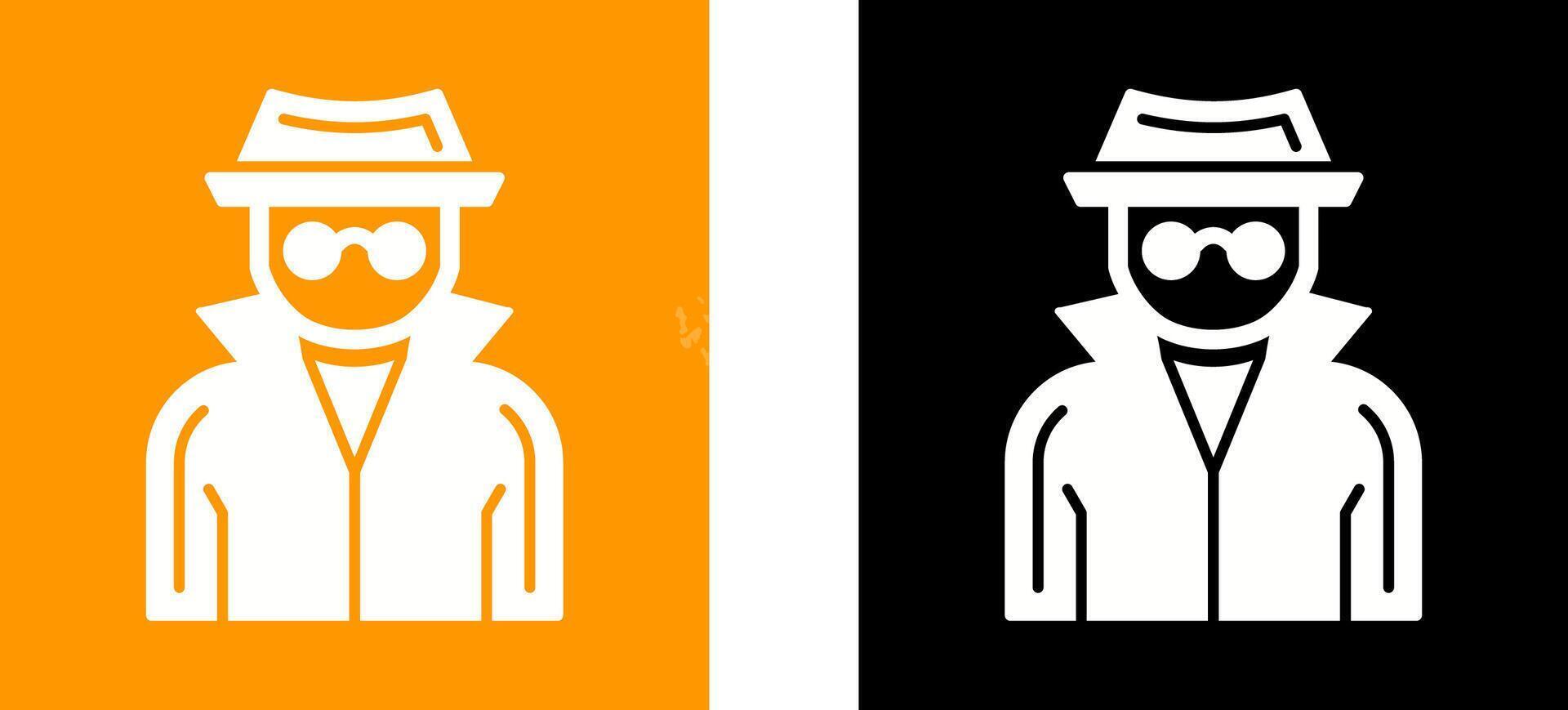 Spy Icon Design vector