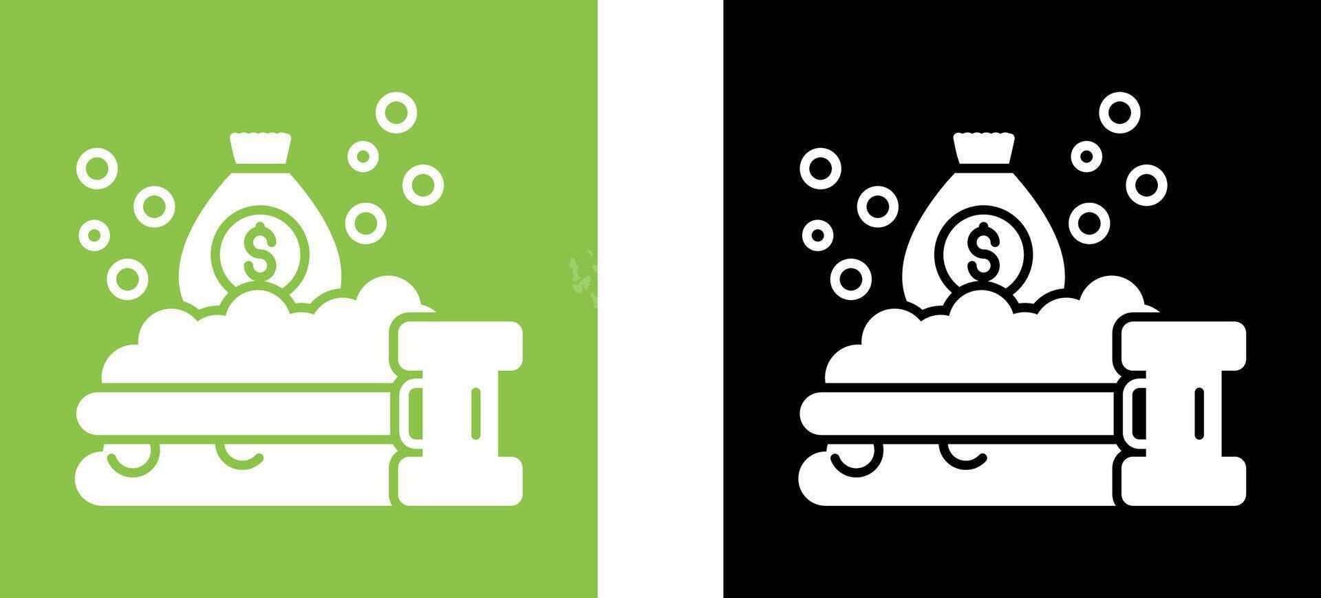 Money Laundering Icon Design vector