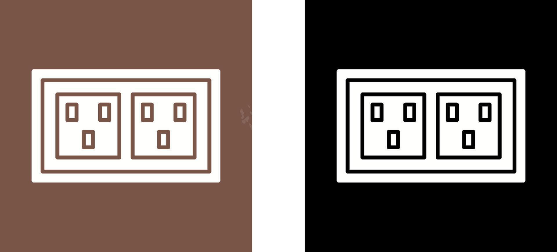 Socket Icon Design vector