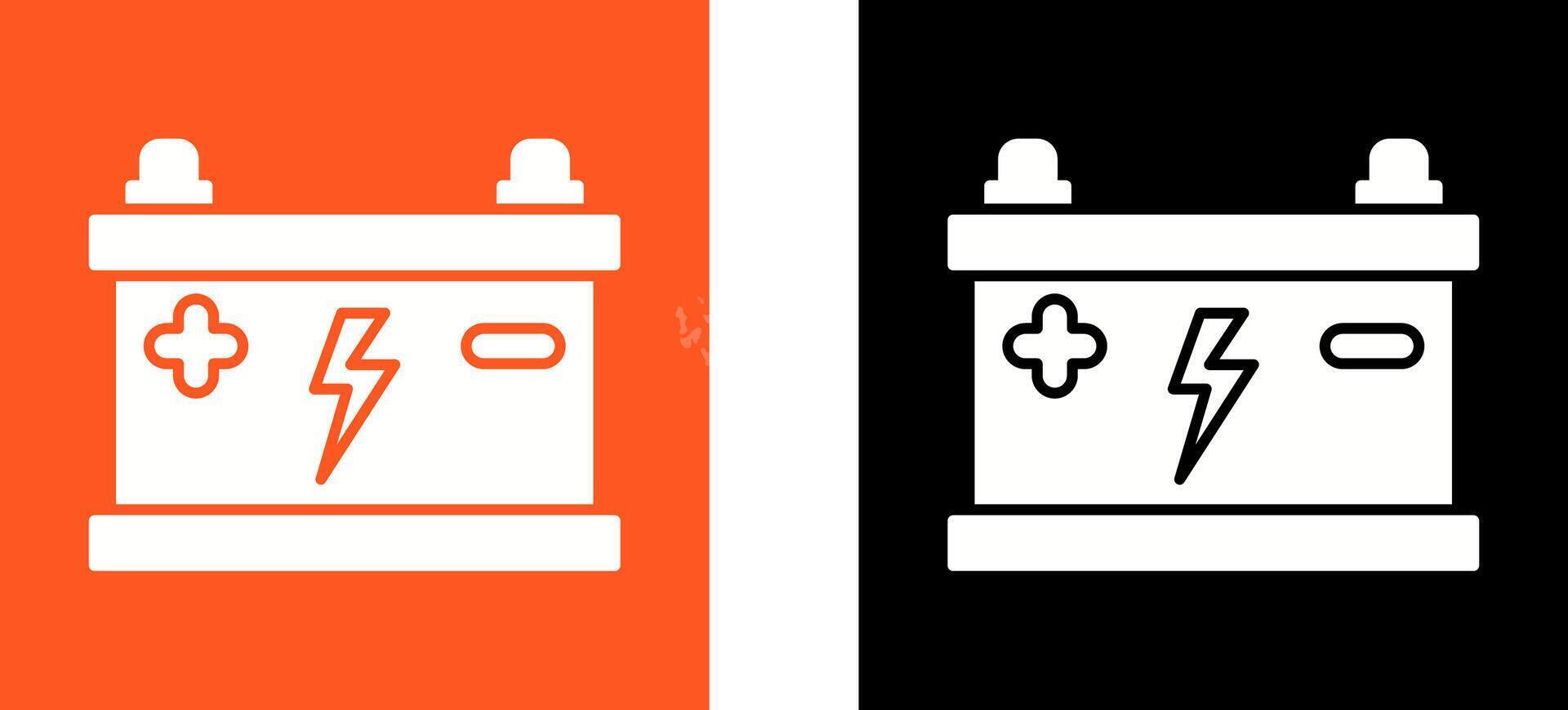 Accumulator Icon Design vector