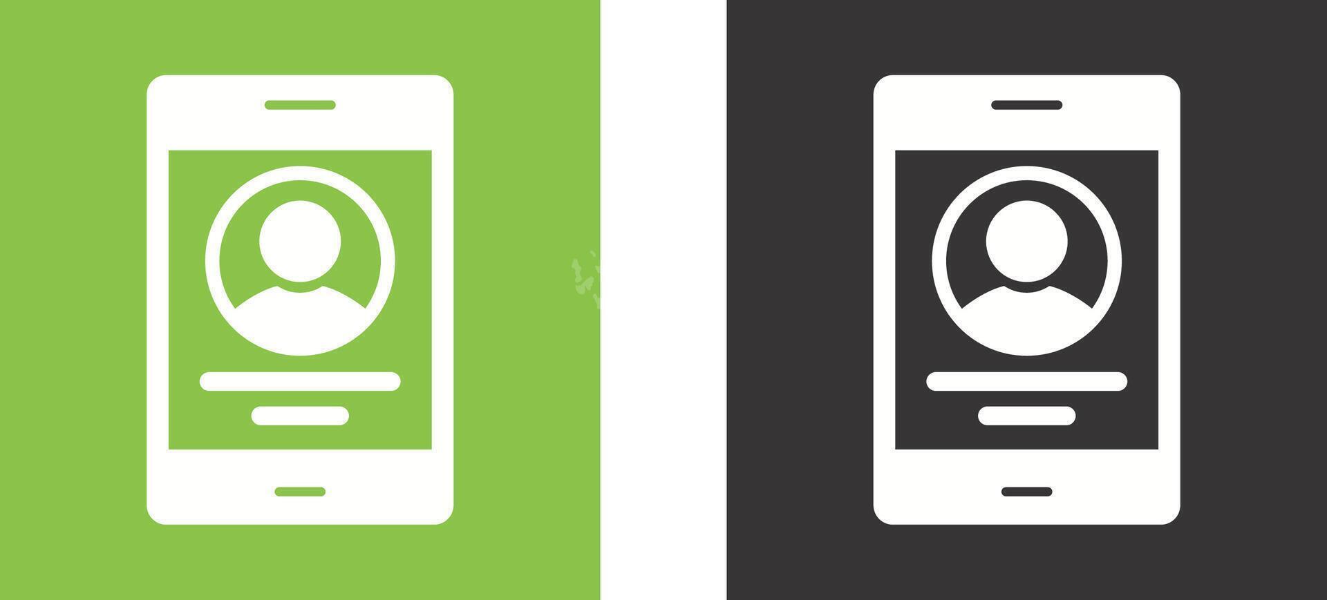 Profile Icon Design vector