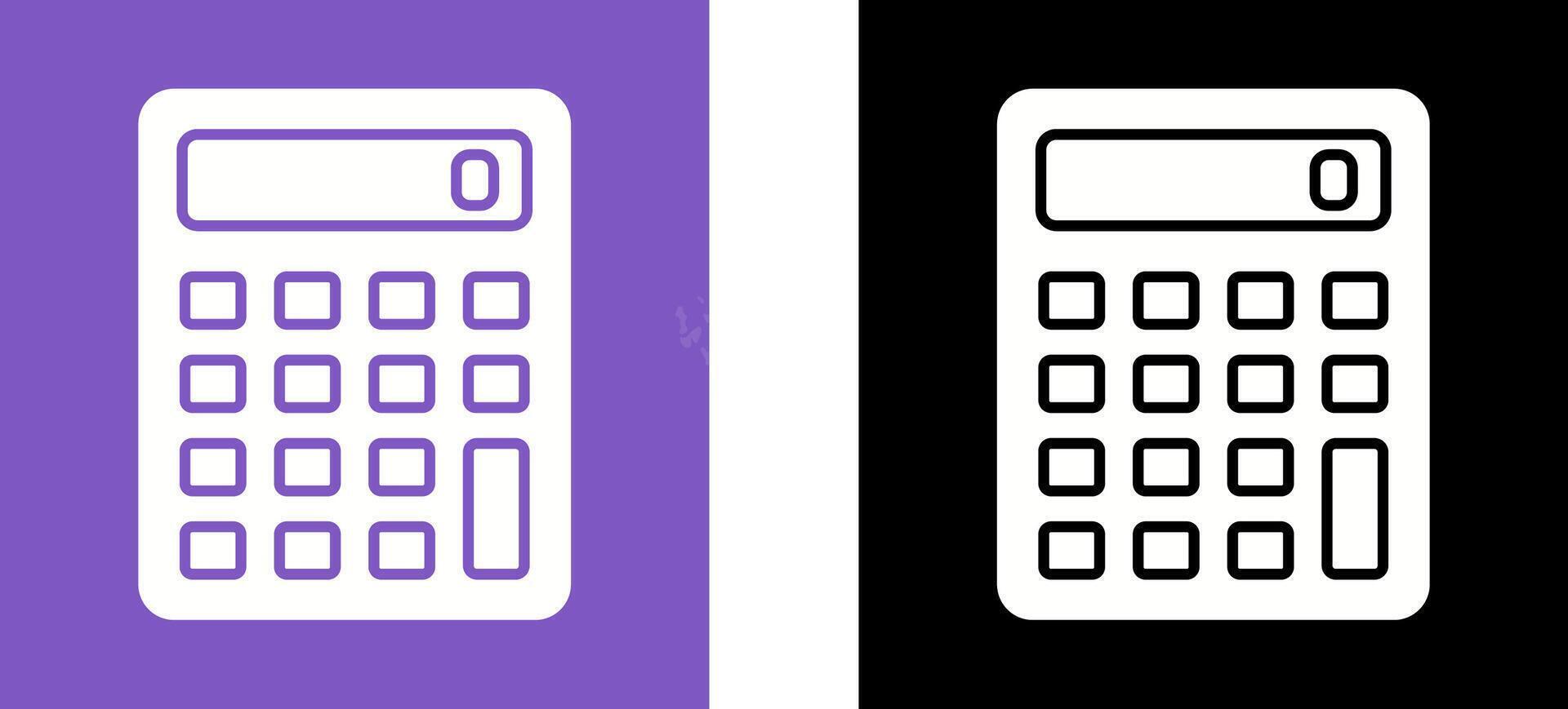 Calculator Icon Design vector