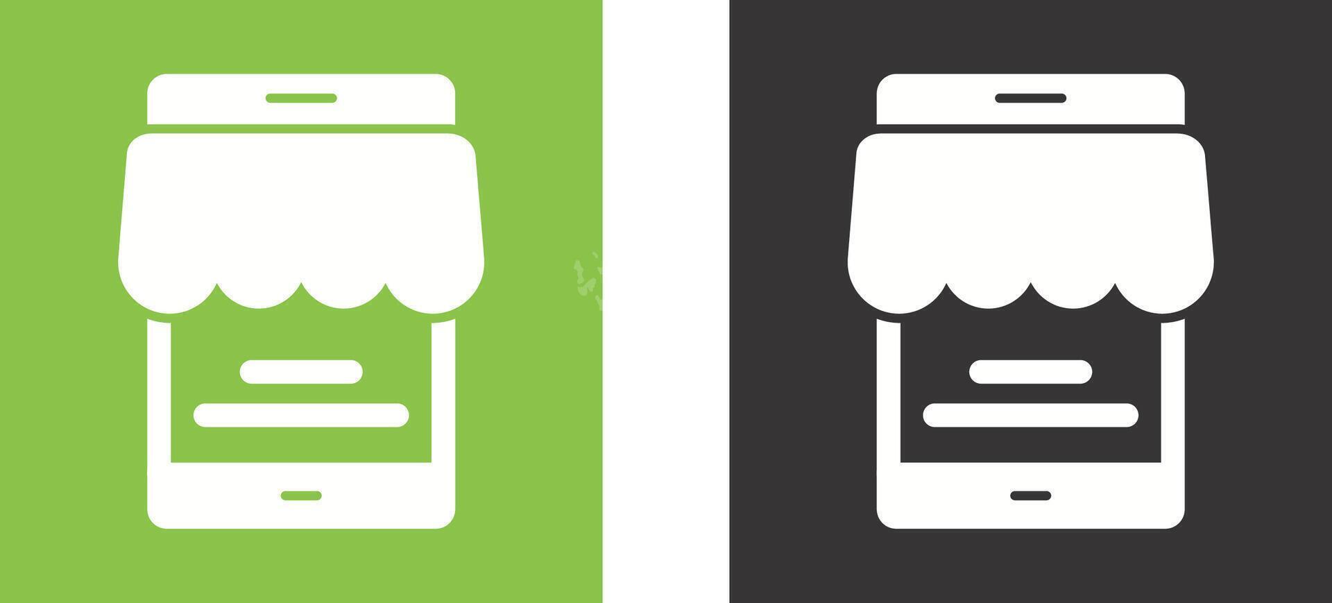 Online Store Icon Design vector