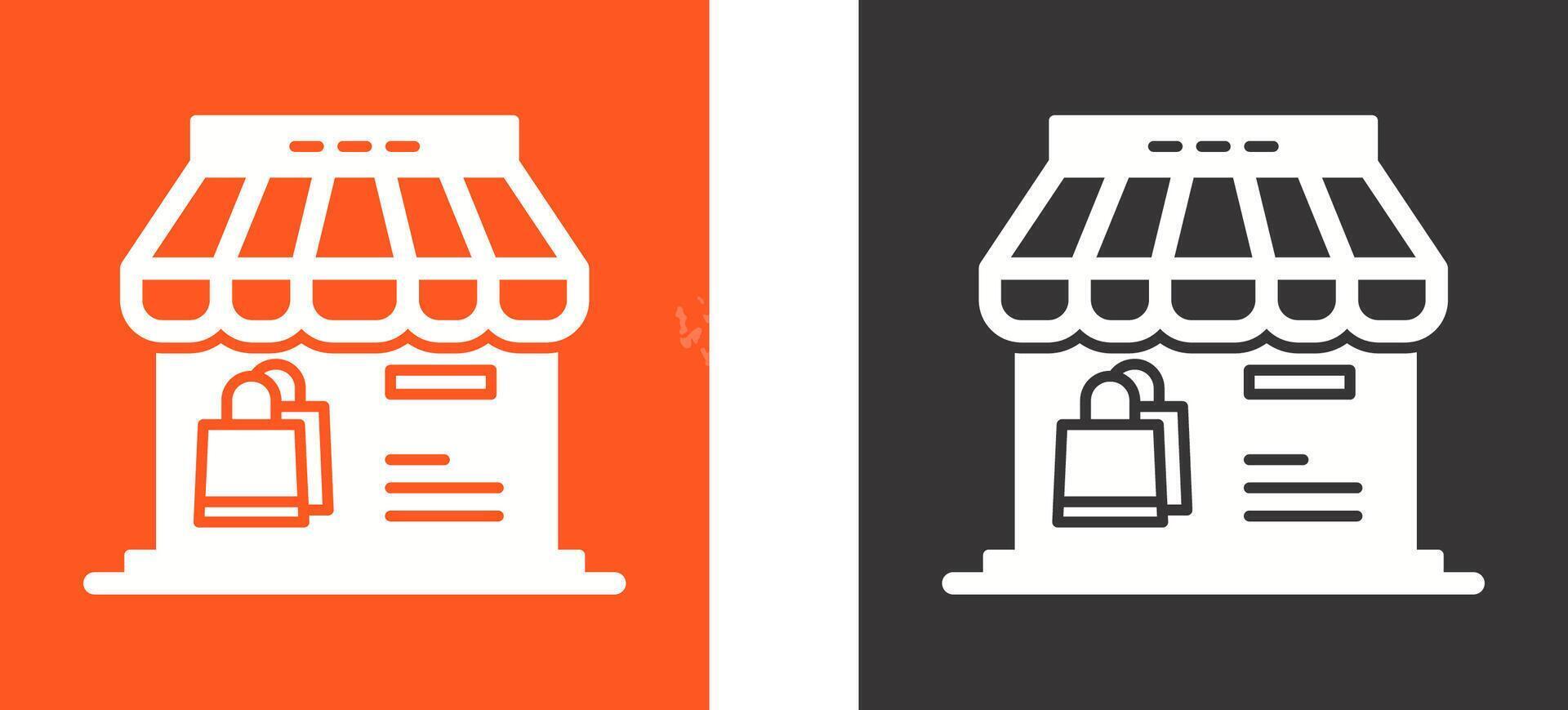 Shop Icon Design vector