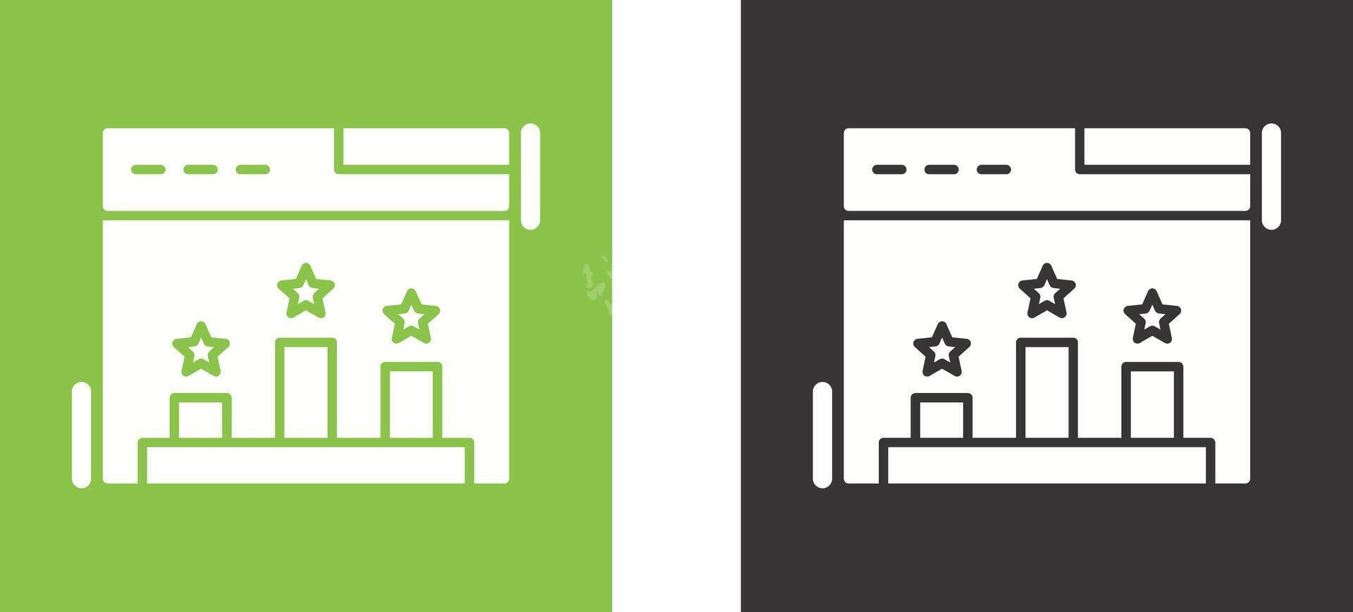 Ranking Icon Design vector
