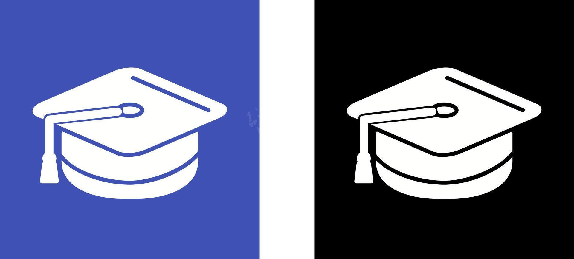 Mortarboard Icon Design vector