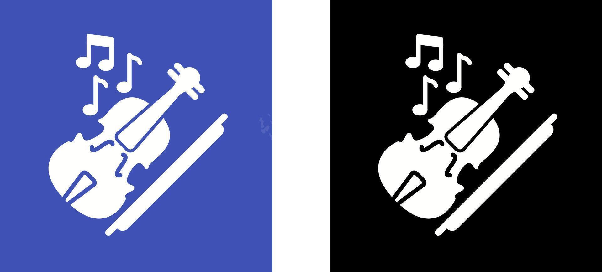 Violin Icon Design vector