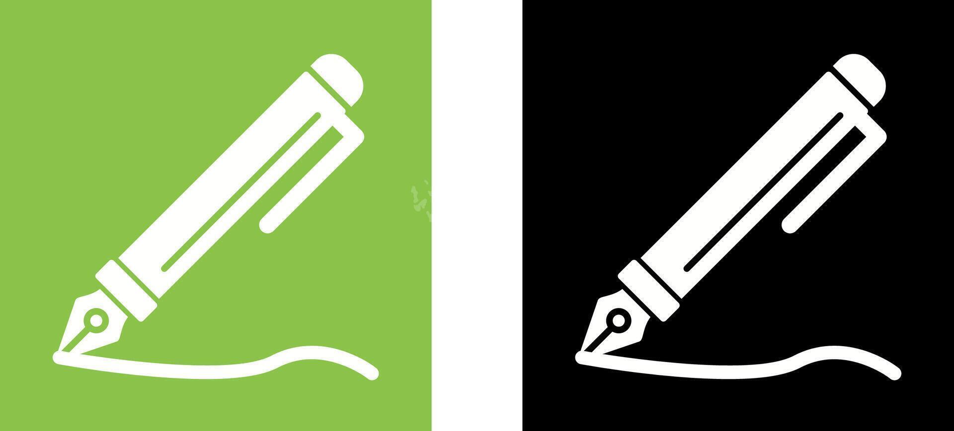 Pen Icon Design vector