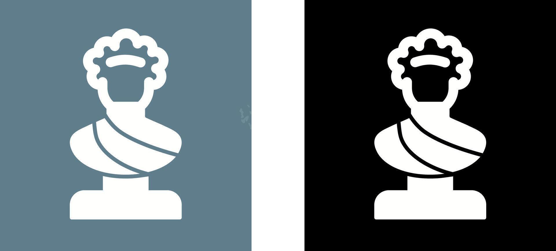 Statue Icon Design vector