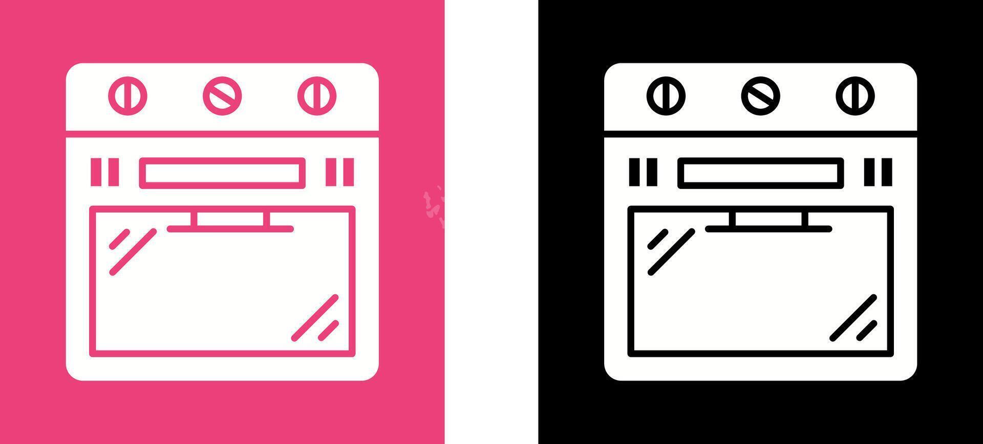 Stove Icon Design vector