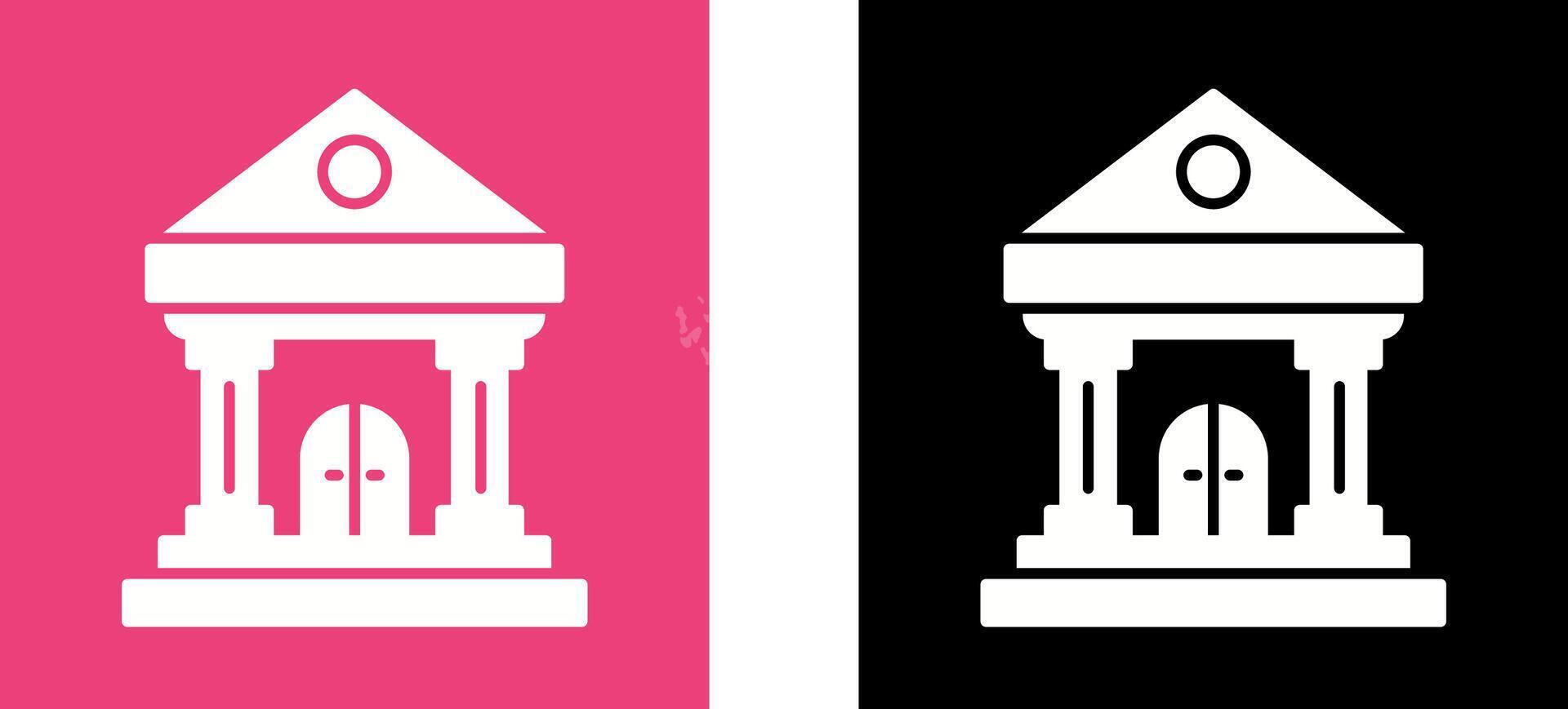 Museum Icon Design vector