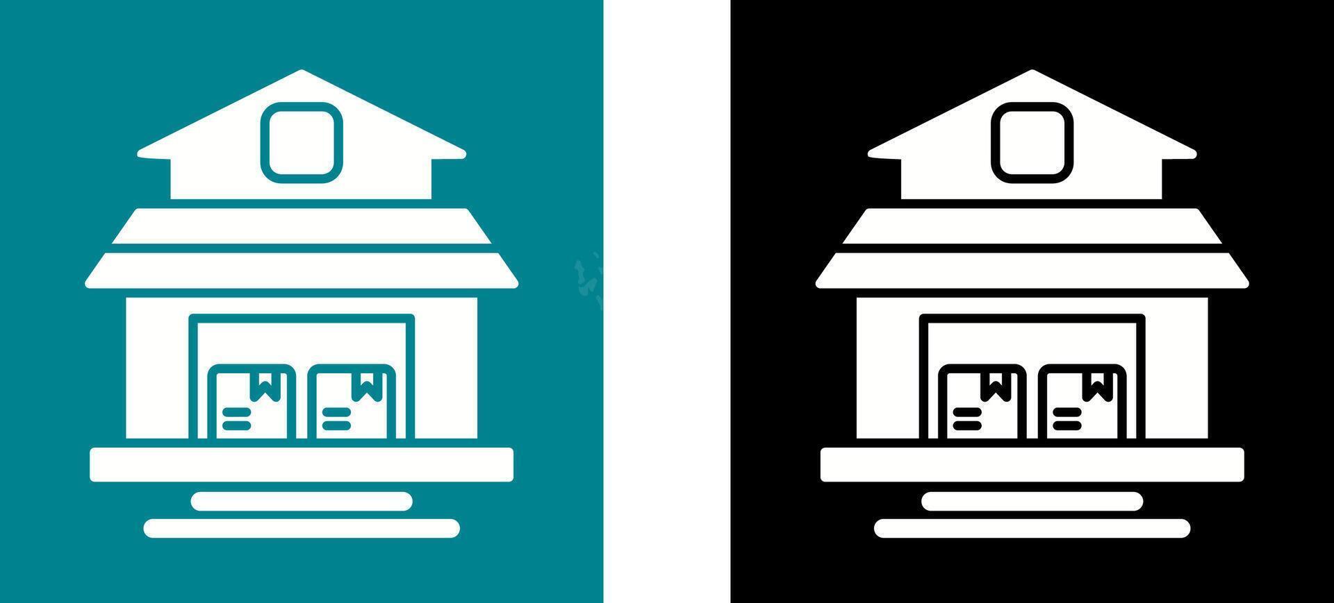 Warehouse Icon Design vector