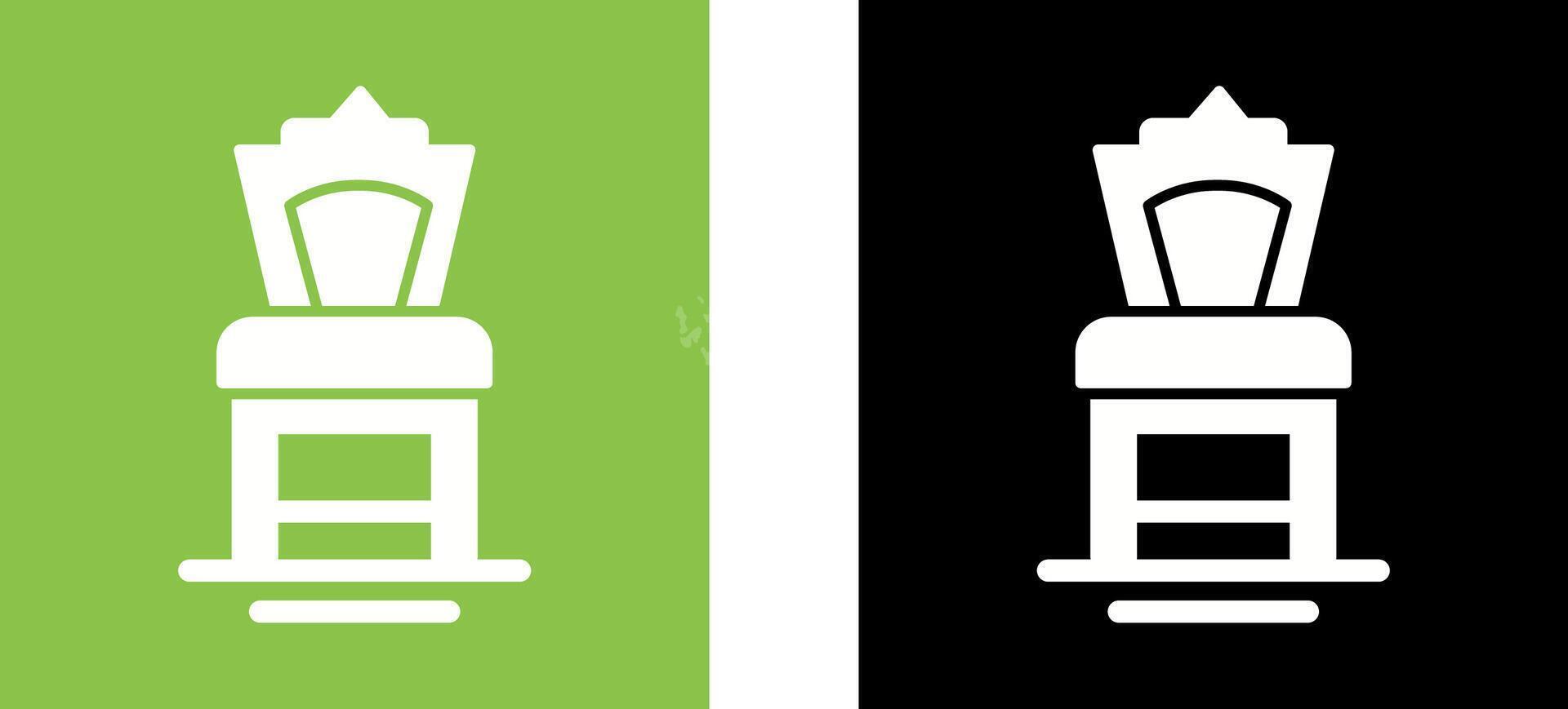 Chair Icon Design vector